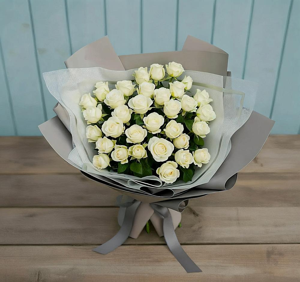Букет Белоснежная нежность в Аскино