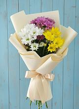 Букет цветов из:  Хризантемы в Аскино