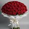 Букет 101 Красная роза Блэк Мэджик в Аскино