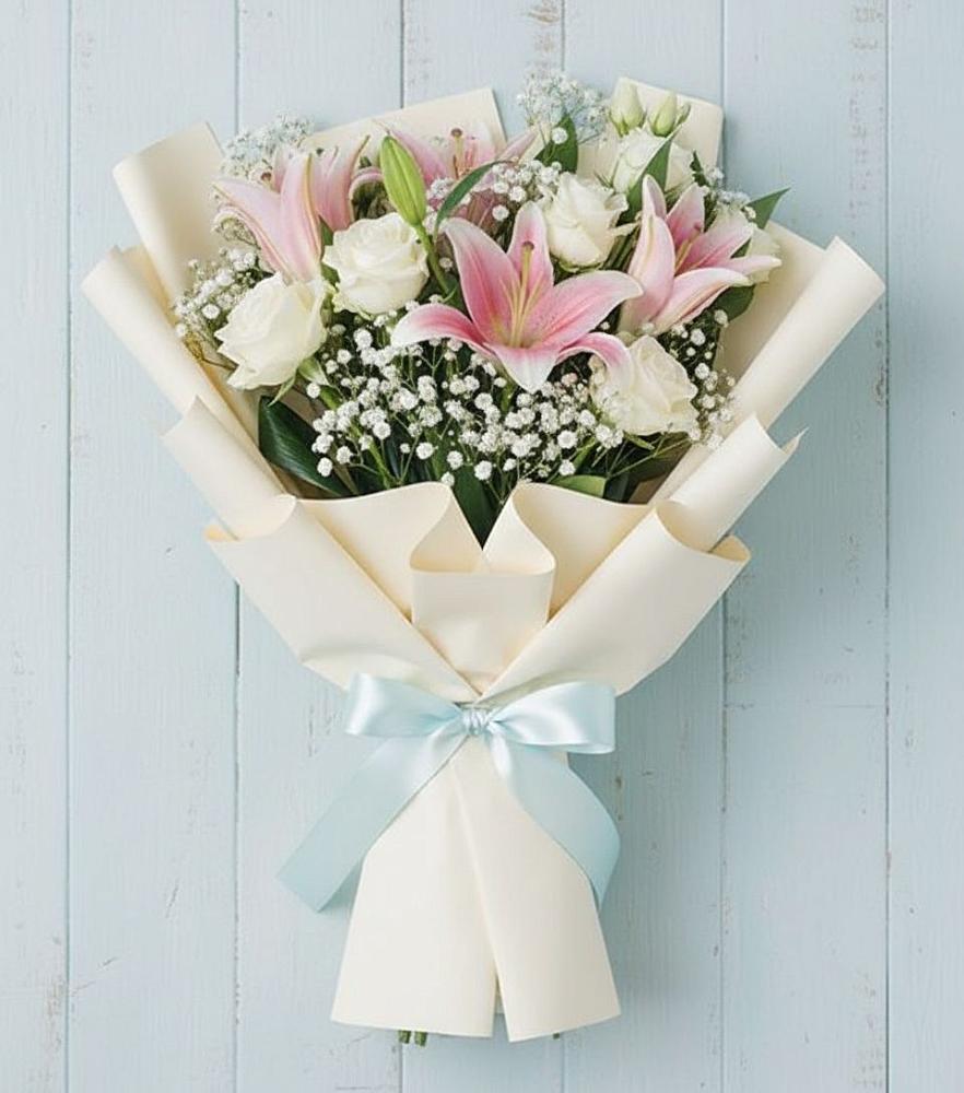 Букет цветов из: Лилии в Аскино