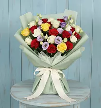 Букет цветов из:  Розы в Аскино