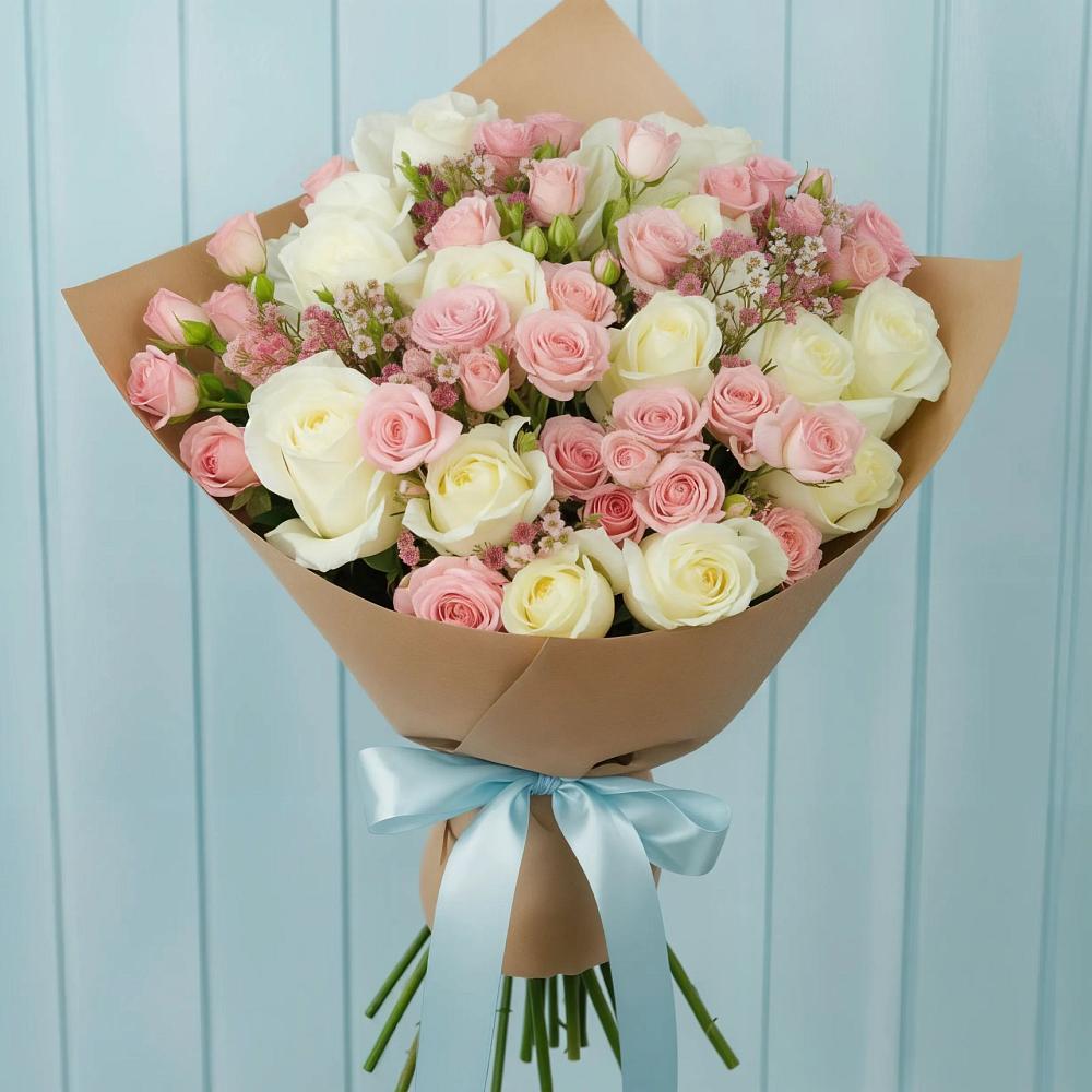 Букет цветов из: Розы в Аскино