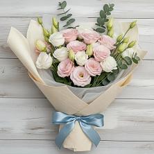 Букет цветов из:  Лизиантусы в Аскино