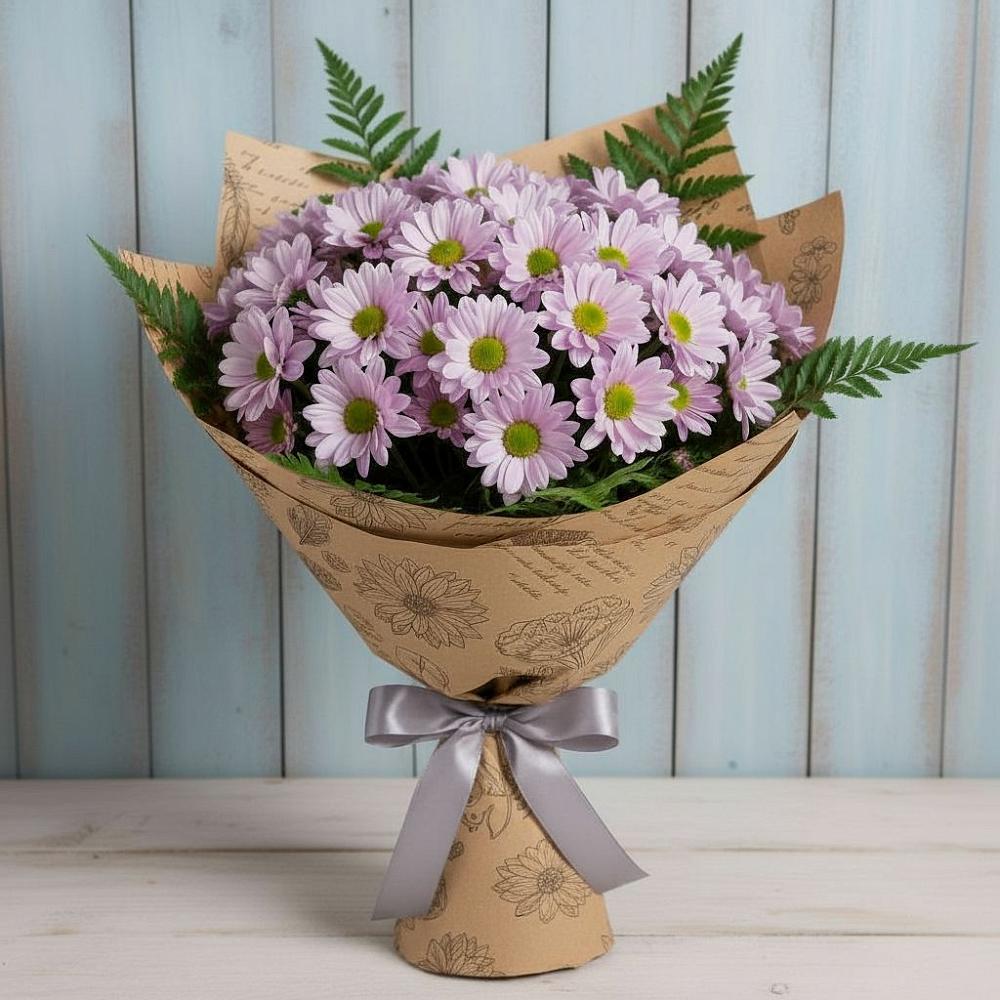 Букет цветов из: Хризантемы в Аскино