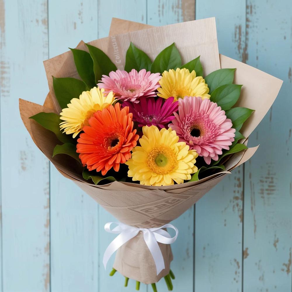 Букет цветов из: Герберы в Аскино