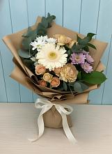 Букет цветов из:  Герберы и Хризантемы в Аскино