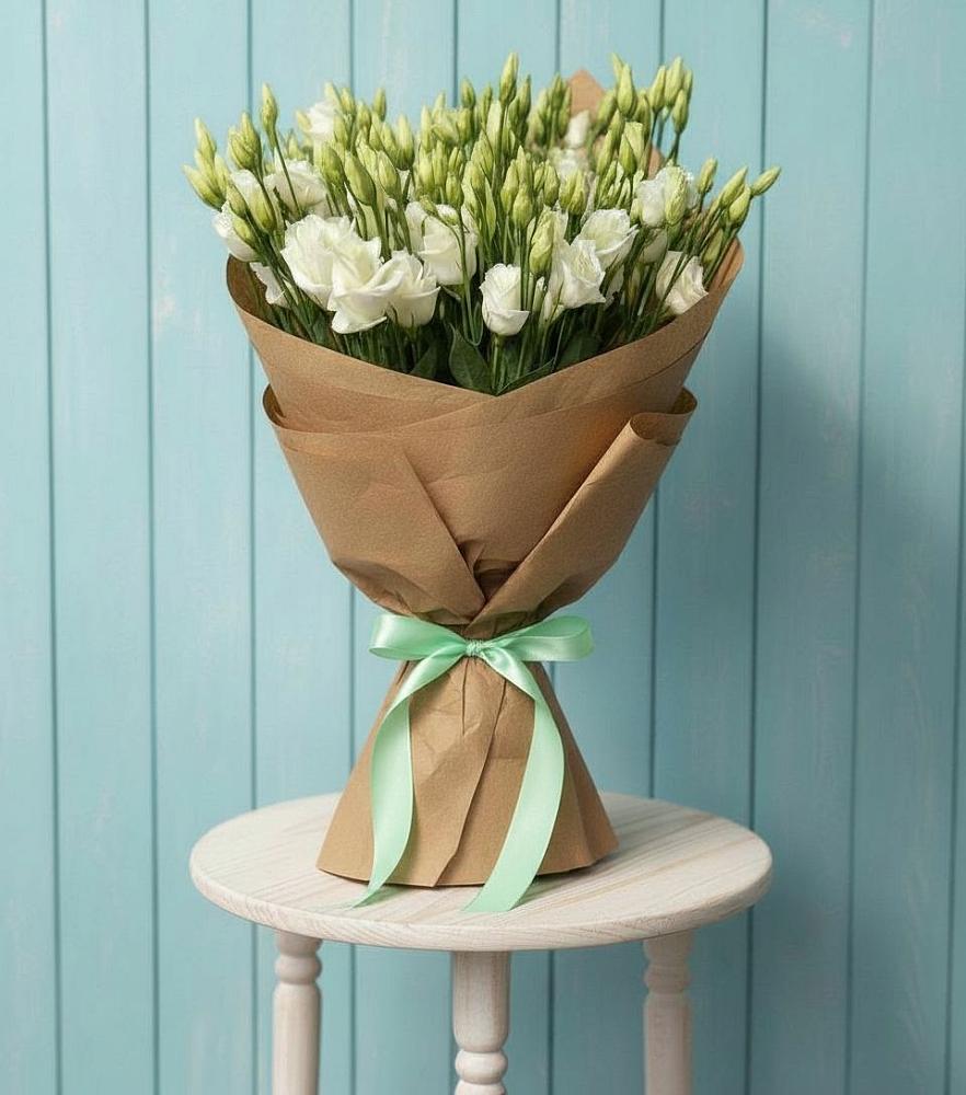 Букет цветов из: Лизиантусы в Аскино