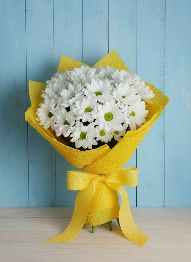 Букет цветов из: Хризантемы в Аскино