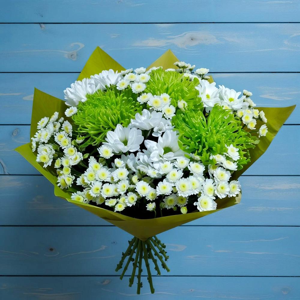 Букет цветов из: Хризантемы в Аскино