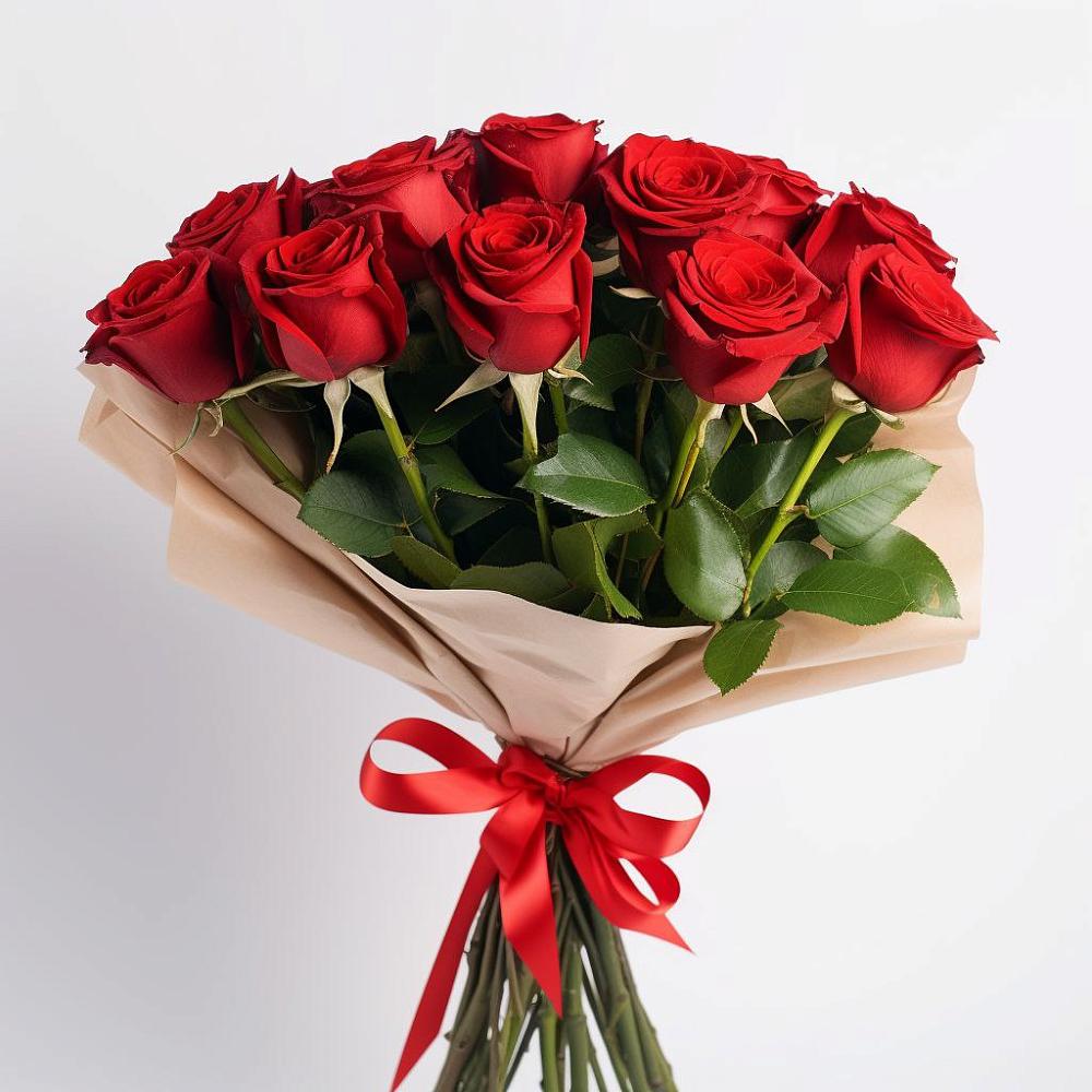 Букет 11 Красных роз Эдлесс Лав в Аскино