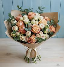 Букет цветов из:  Альстромерии и Розы #REPLACE_PRED# Аскино