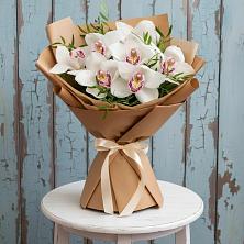 Букет цветов из:  Орхидеи и Розы в Аскино